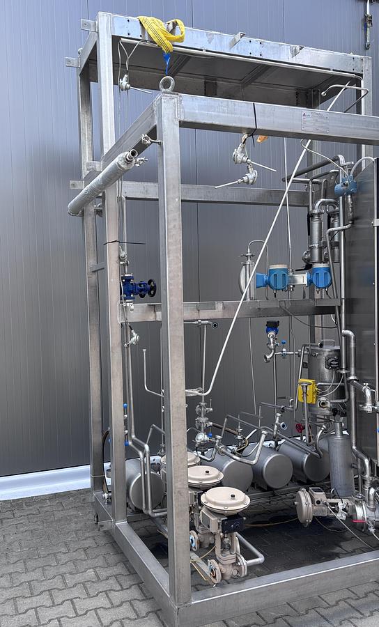 Used APV Anhydro 2FFTE TVR1 , Falling film evaporator