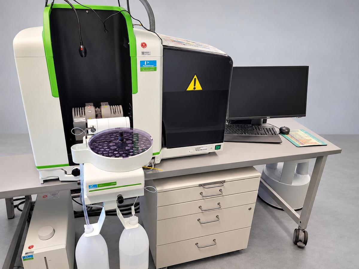 Used PerkinElmer PinAAcle 900Z Zeeman AAS + AS900 Autosampler Graphite Furnace