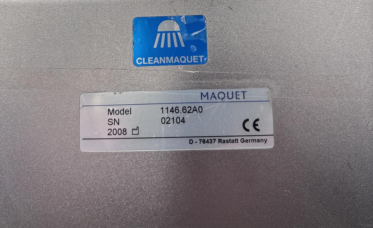 Used Maquet 1150.30A0 OR Table Top + 1150.73BC Leg Plates + 1146.62A0