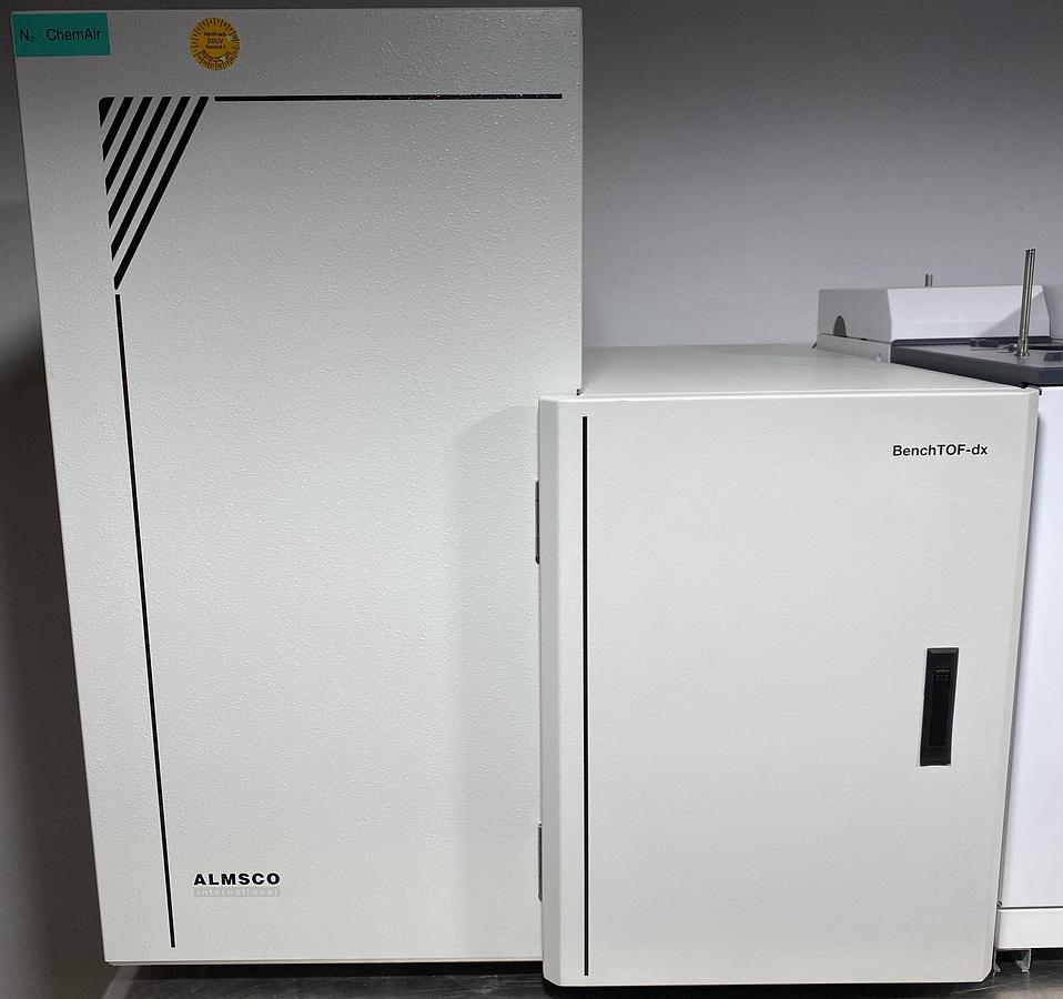 Used GC-MS  Agilent 7890A  with 7693 Autosampler & Headspac , ALMSCO BenchTOF-dx