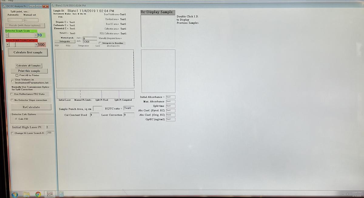 Used Sunset Laboratory Model 4L OC/EC Aerosol Carbon Analyzer - NIOSH 504