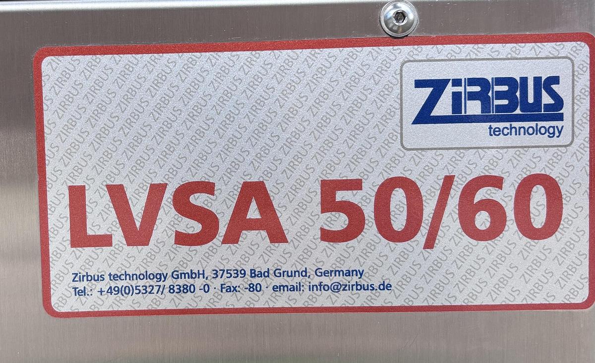 Used Zirbus LVSA 50/60 133L Vertical Laboratory Autoclave Sterilizer 140°C 2015