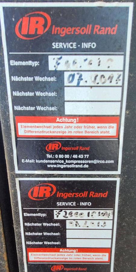 Used Ingersoll Rand Nirvana OF N132 132 kW + D1360 EHS air dryer HOC
