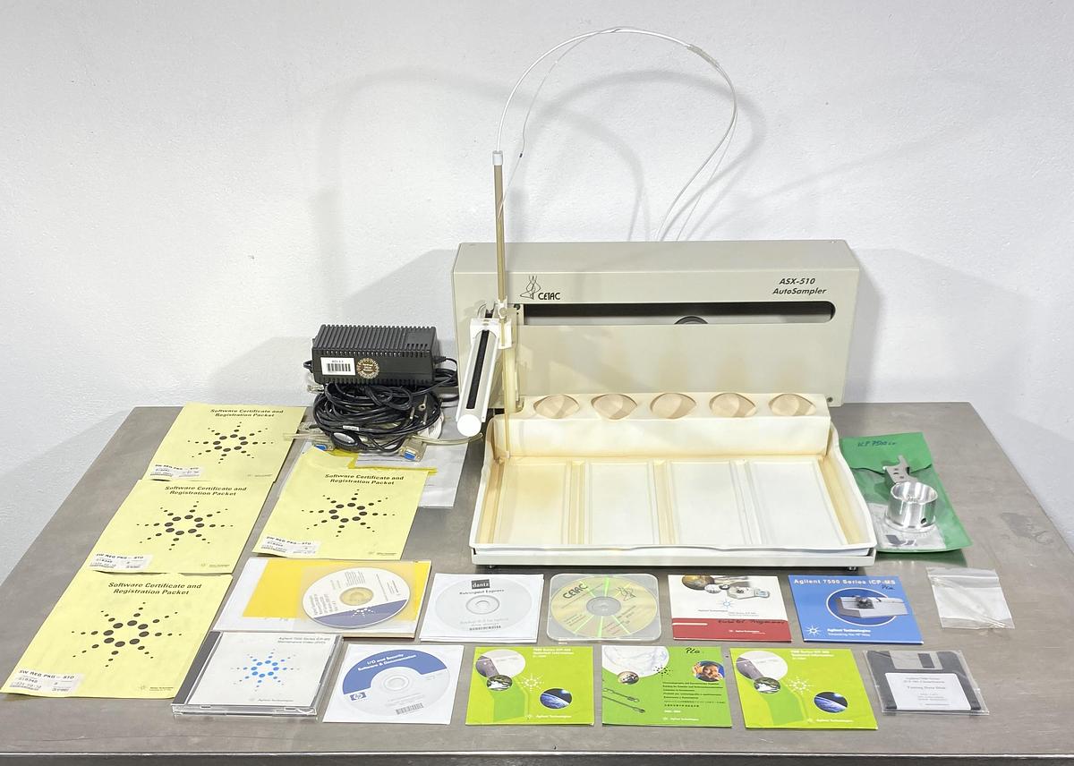 Used ICP-MS Agilent 7500 Series   G3272A + CETAC ASX-510 Autosampler