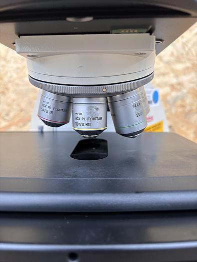 Used Leica DM5500 B  , Multiple viewing System , CTR 6000 , HCX PL Fluotar Objektive 