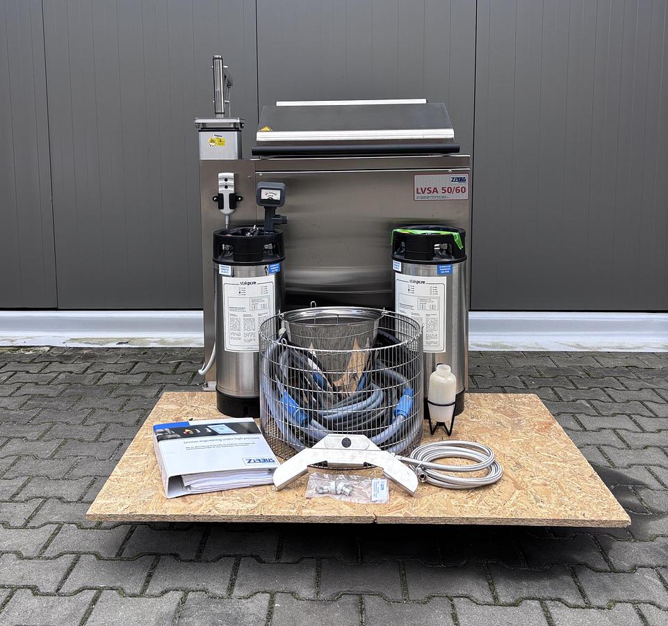 Used Zirbus LVSA 50/60 133L Vertical Laboratory Autoclave Sterilizer 140°C 2015