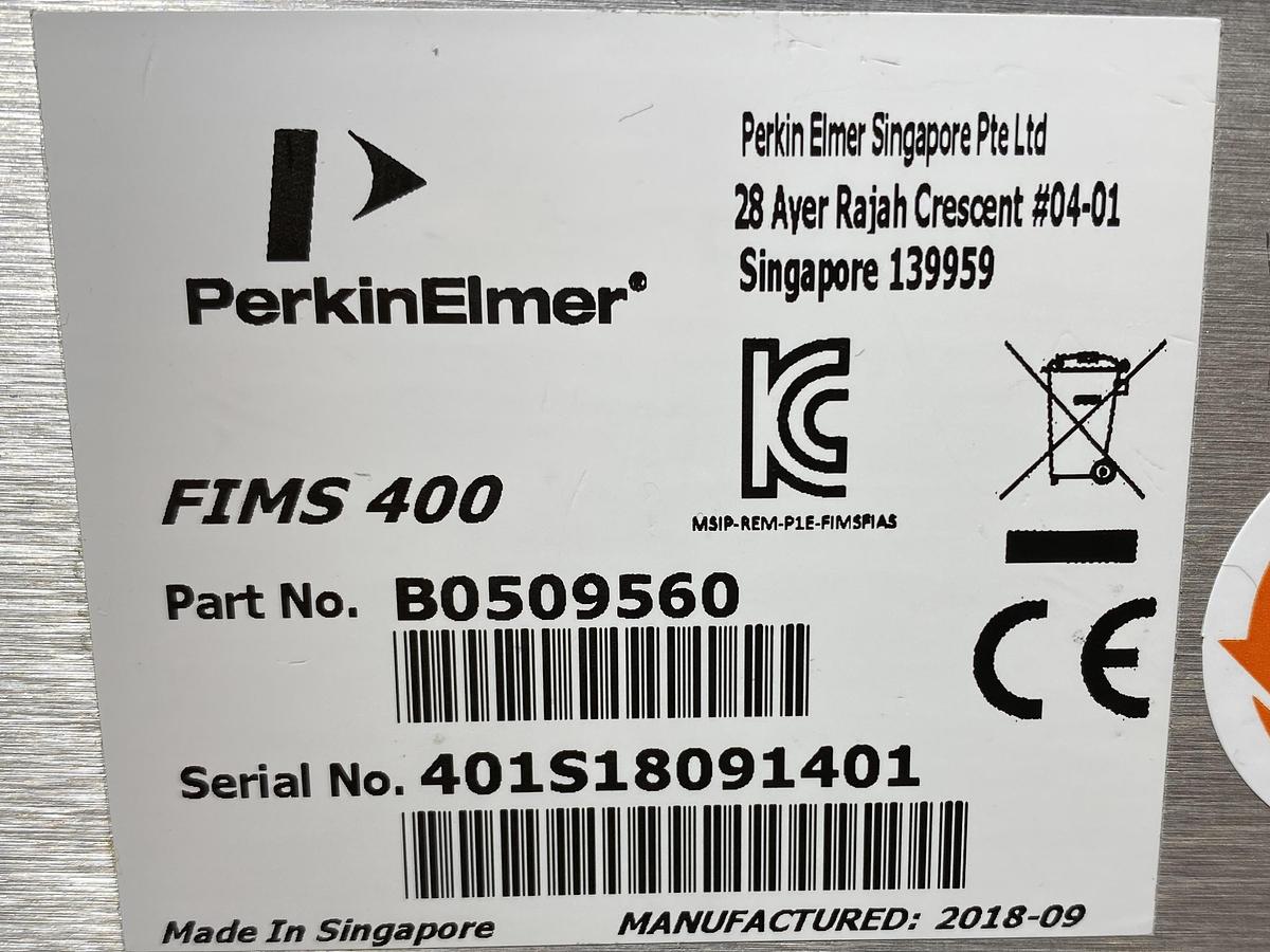 Used Perkin Elmer FIMS 400 , 2018 Year