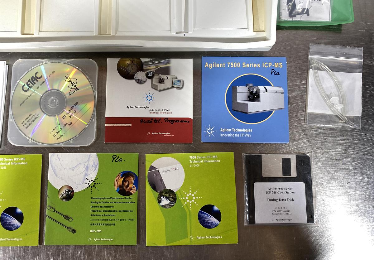 Used ICP-MS Agilent 7500 Series   G3272A + CETAC ASX-510 Autosampler