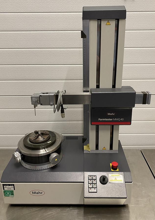 Used Mahr Formtester MMQ 40 Roundness Measuring Machine with Form-PC System