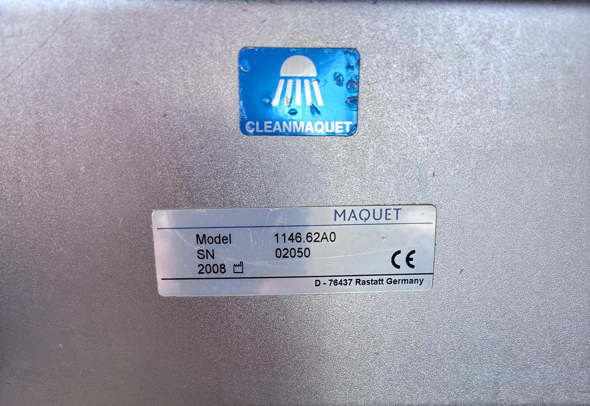Used Maquet Alphamaquet 1150.30D0 PUR OR Table Top + 1146.62A0 Transporter