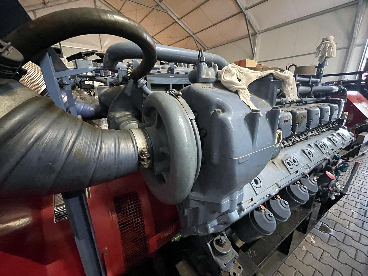 Used 2400 KVA  Diesel Generator Set with 2x MTU 12V396 Engines / AEG DKBH 4408-04