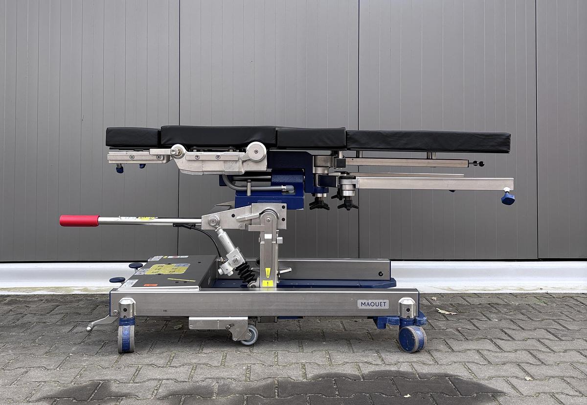 Used Maquet 1150.20D0 Trauma Orthopedic OR Table Top + 1146.62A0 Transporter