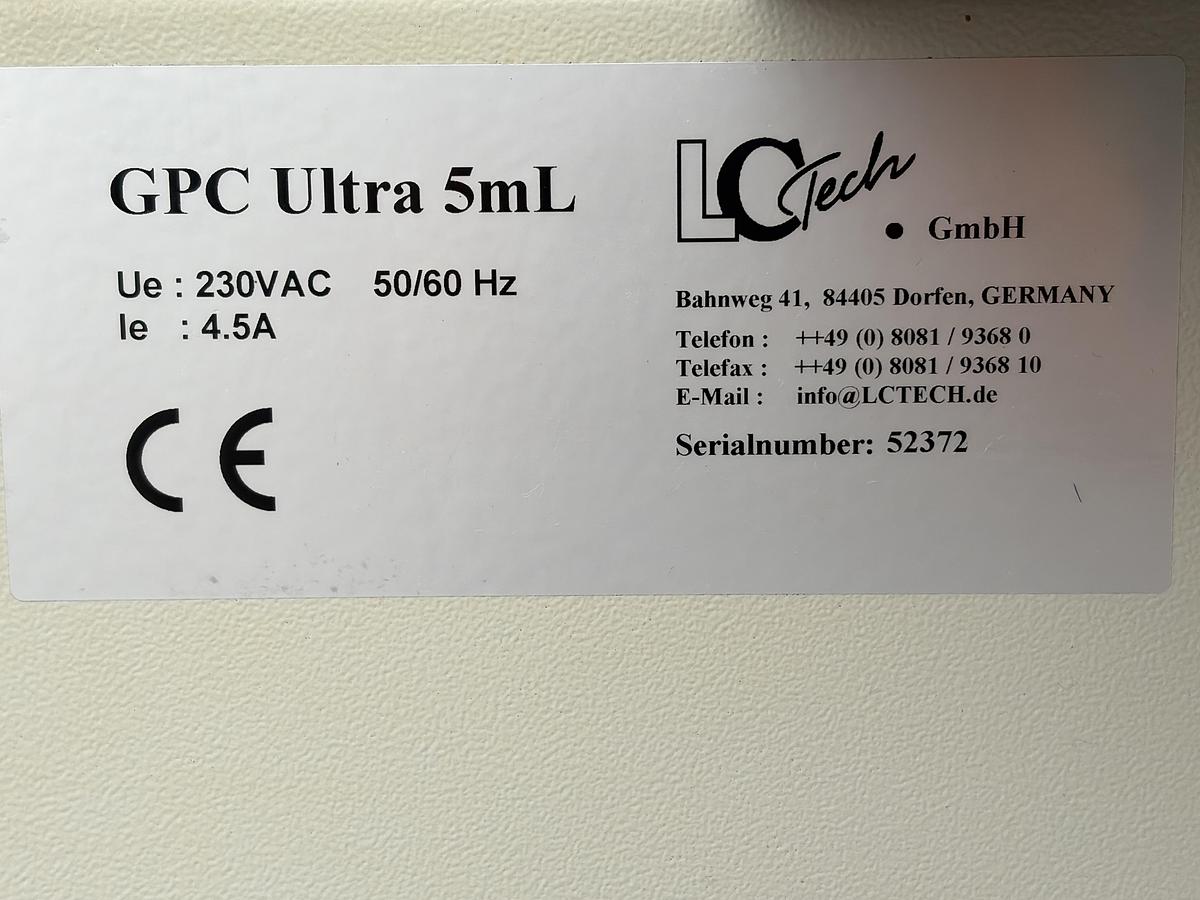 Used LC-Tech GPC Ultra with VarioSoft 1.17 with GPC 1122 and FW-20