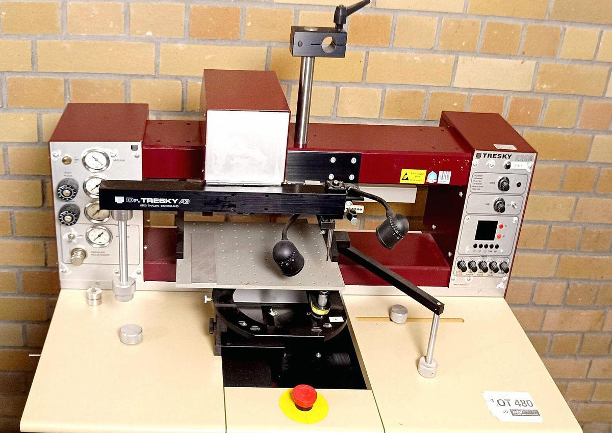 Used Tresky 3002/3102 , 8" Die Bonder with Wafer Ejector without microscope