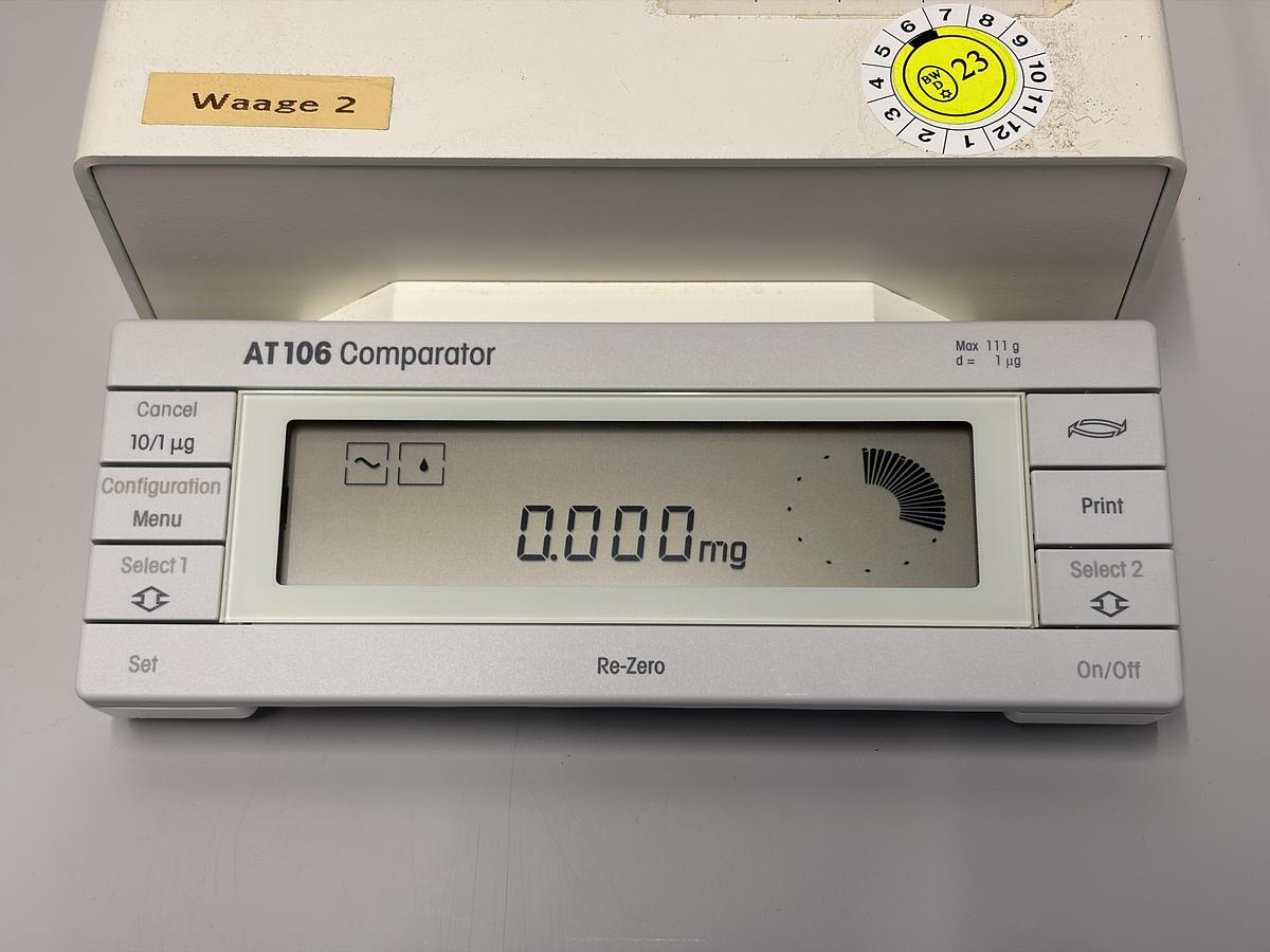 Used Mettler Toledo AT106 Mass Comparator 111g 1µg Microbalance Metrology Tested