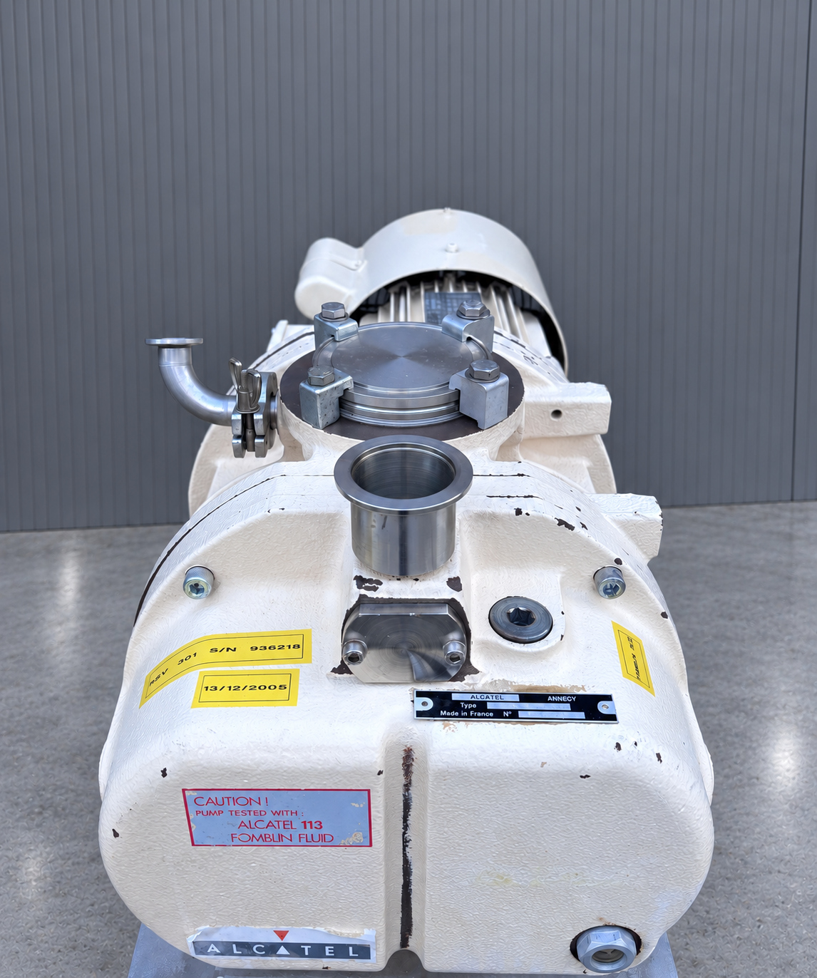 Used Alcatel RSV301 ADS Roots Vacuum Booster 300m3/h Fomblin PFPE Semiconductor