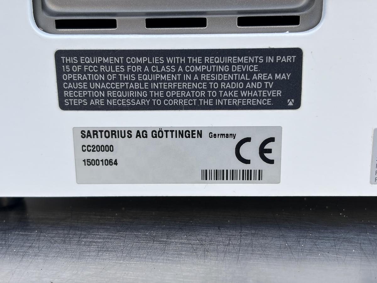Used Sartorius CC20000 Mass Comparator 20.05kg x 1mg E2 Metrology Balance Tested