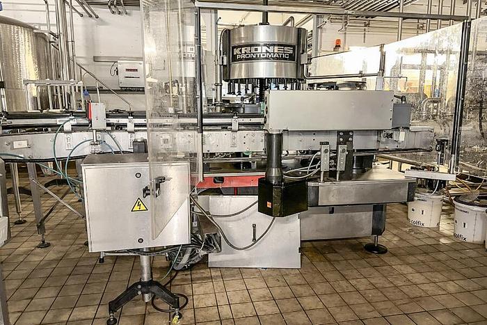 Used Krones Prontomatic Labeler for glass bottles