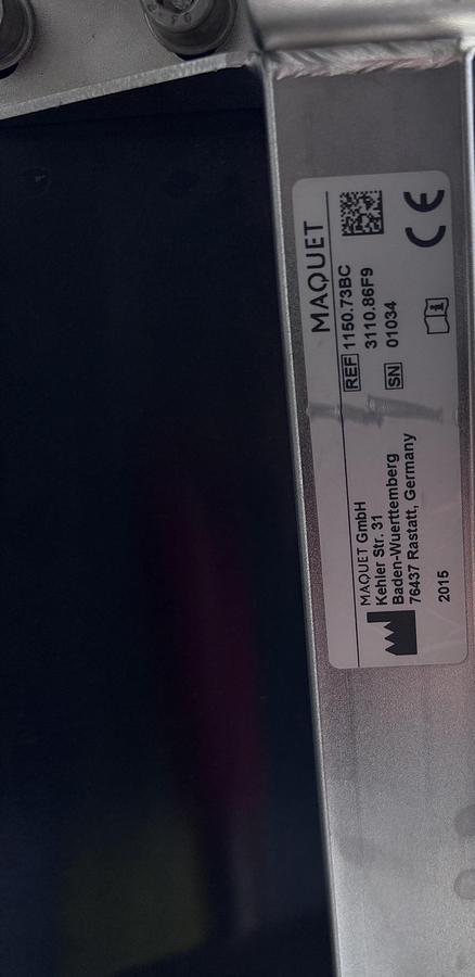 Used Maquet 1150.30B0 OR Table Top + 1150.73BC Leg Plates + 1146.62A0