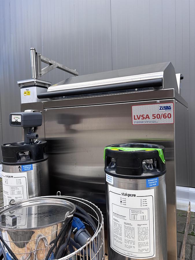 Used Zirbus LVSA 50/60 133L Vertical Laboratory Autoclave Sterilizer 140°C 2015