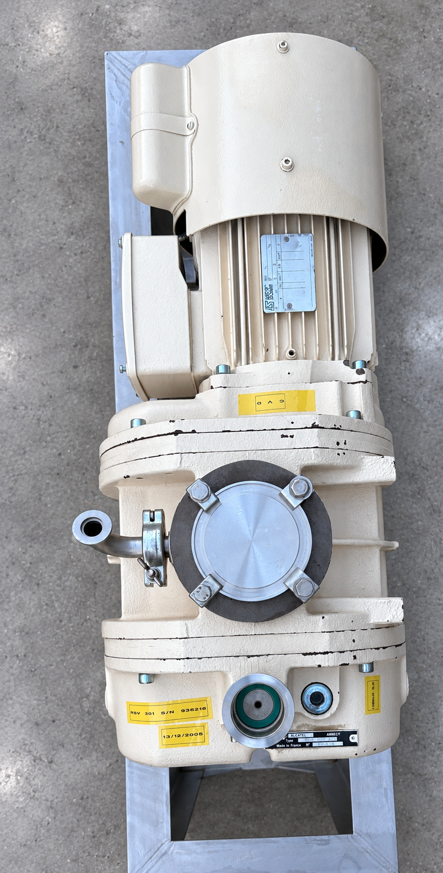 Used Alcatel RSV301 ADS Roots Vacuum Booster 300m3/h Fomblin PFPE Semiconductor