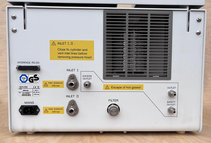 Used Anton Paar HPA-2 High Pressure Asher