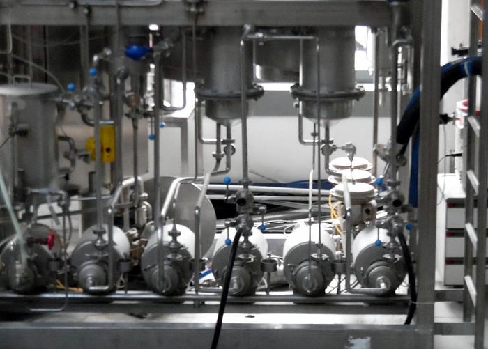 Used APV Anhydro 2FFTE TVR1 , Falling film evaporator