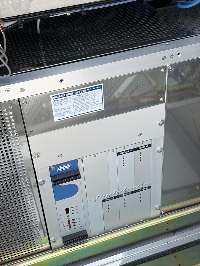 Used Fairchild Convac CBA-M-6000 FM6000 Wafer Coater Developer Track 400V 6kVA 1996