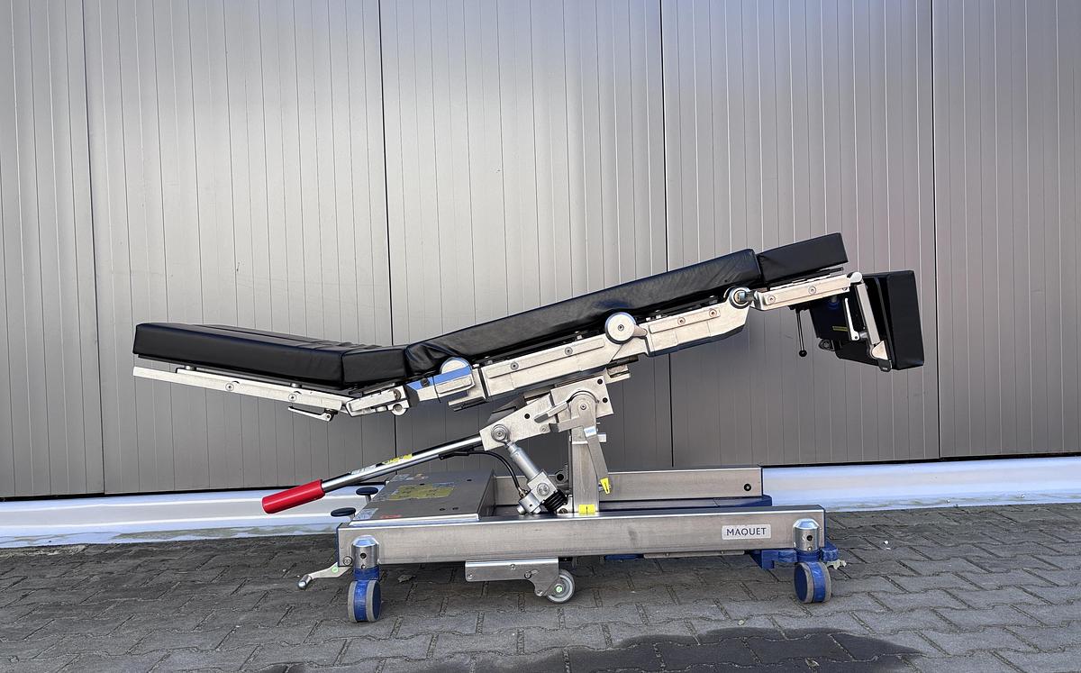 Used Maquet Alphamaquet 1150.30D0 PUR OR Table Top + 1146.62A0 Transporter