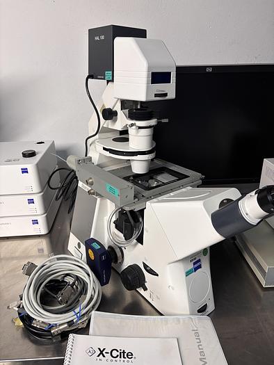 Used Set of 2 x Zeiss Axiom Observer Z1 / D1 mit LSM 710 , Incubator XL LSM 710