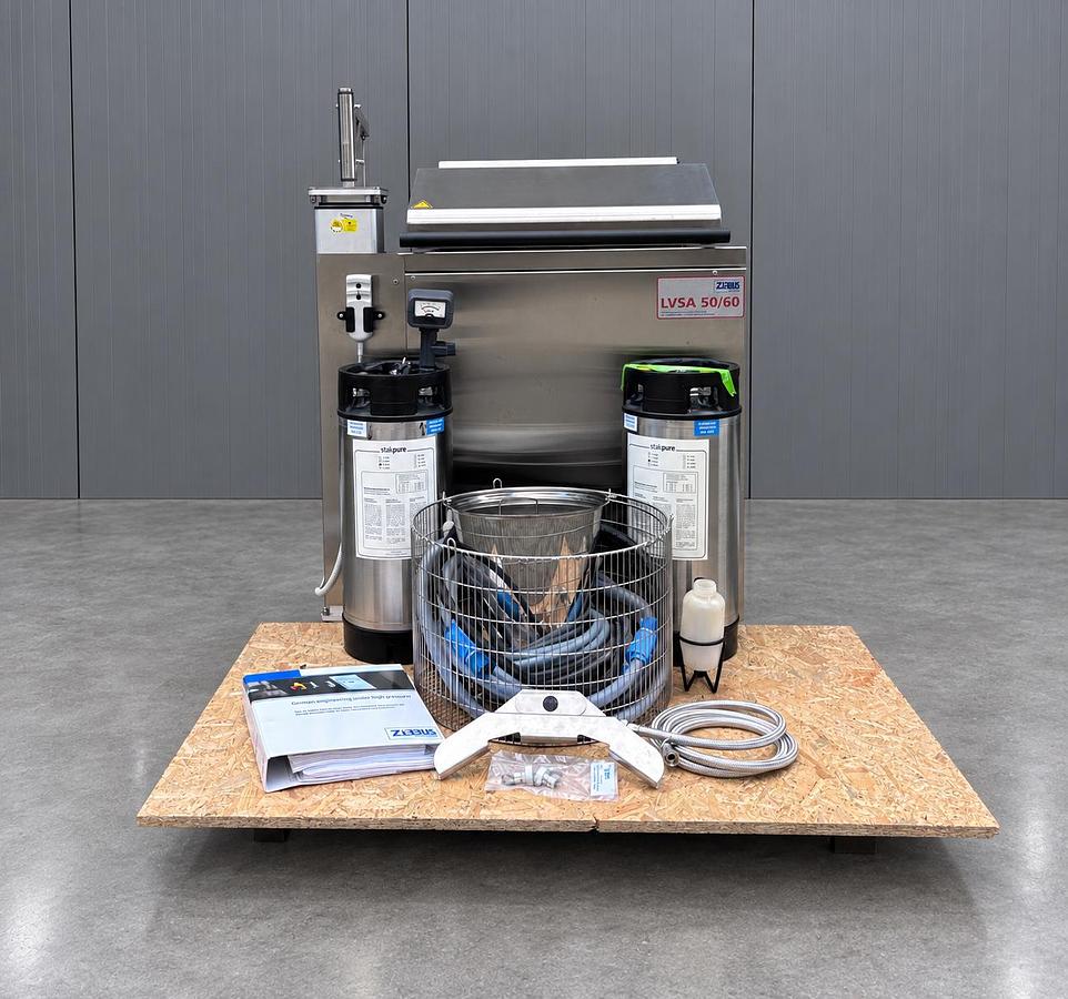 Used Zirbus LVSA 50/60 133L Vertical Laboratory Autoclave Sterilizer 140°C 2015