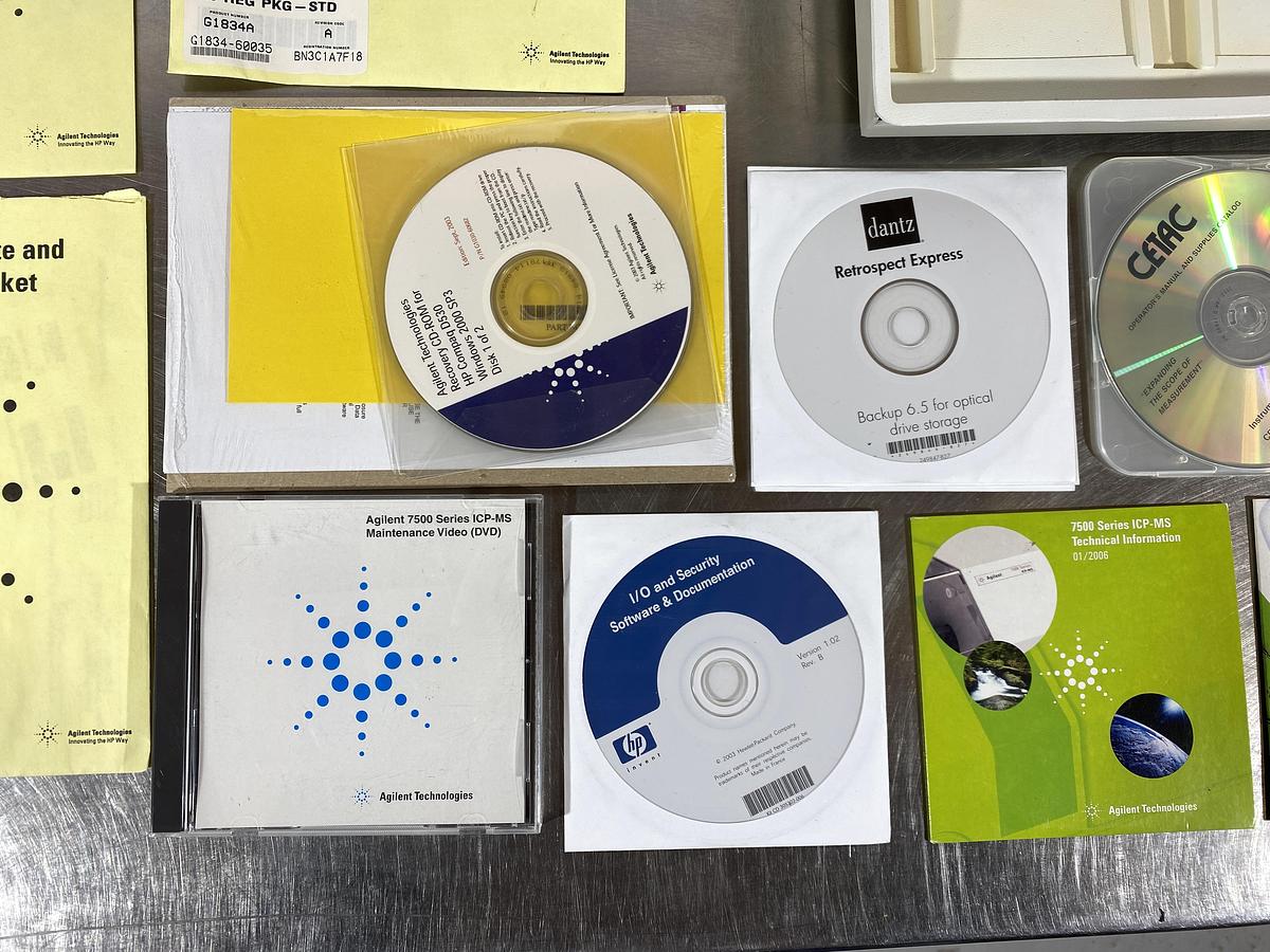 Used ICP-MS Agilent 7500 Series   G3272A + CETAC ASX-510 Autosampler