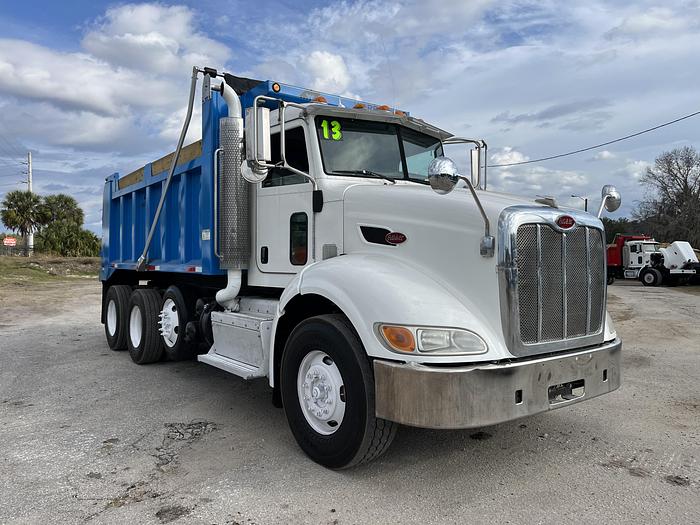 Used 2013 Peterbilt 386 Tri-Axle Dump Truck #5587