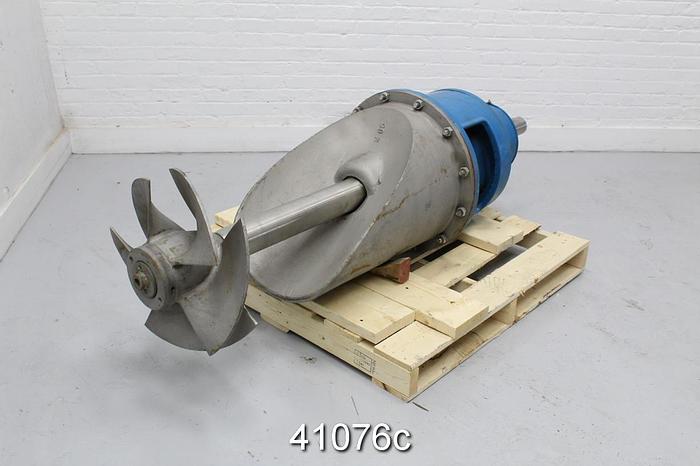 Refurbished Worthington 20KB20 Axial Flow Pump Rotating Assembly, 5-Vane 19.75" Impeller #41076