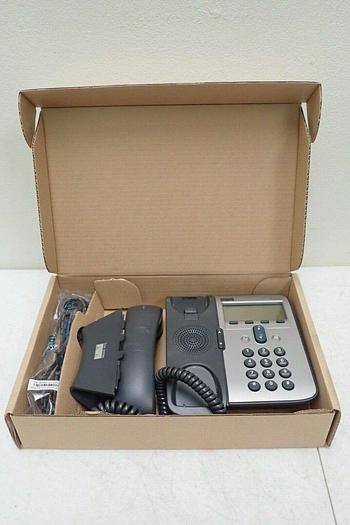 Used Lot of 7 Cisco CP-7912G 7912 IP Phones with Stands & Cables