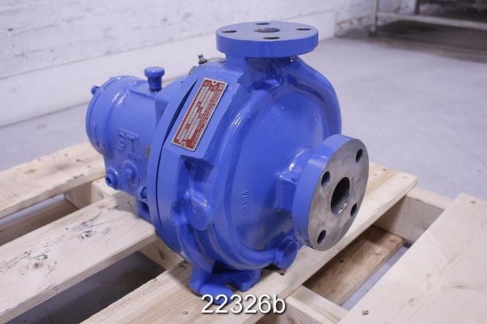 Used Goulds 3196 Pump, 3196St, 1X1.5X8, Ductile Iron Casing, 6.87" Impeller Diameter, 15 Gpm @ 53 Ft. Head, 1750 Rpm #22326