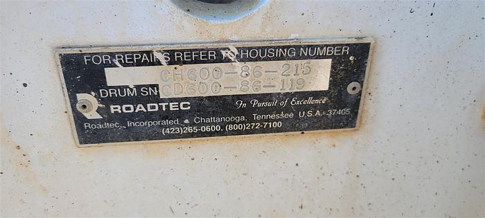 Used 2017 Roadtec RX600E-3