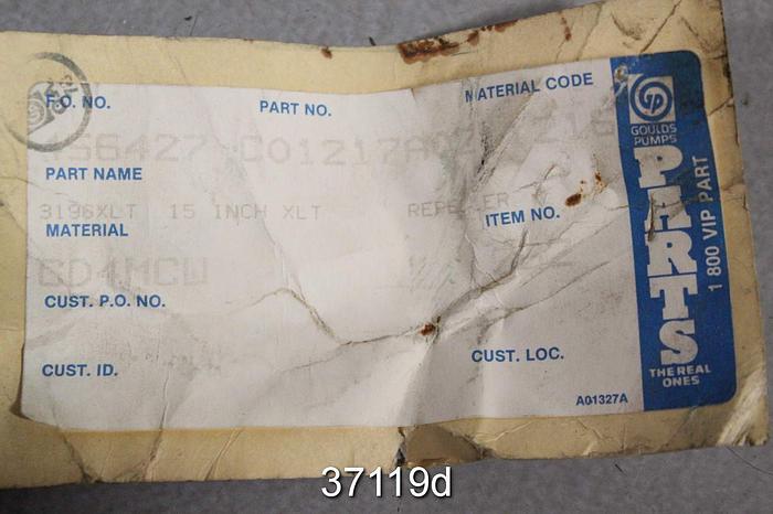 Unused Goulds 3196 XLT 15" Repeller, C01217A02 #37119