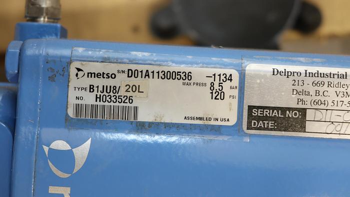 Used Metso Q-REDA03DJJST 3" Vee Ball Valve With Q-Trim Technology #44603