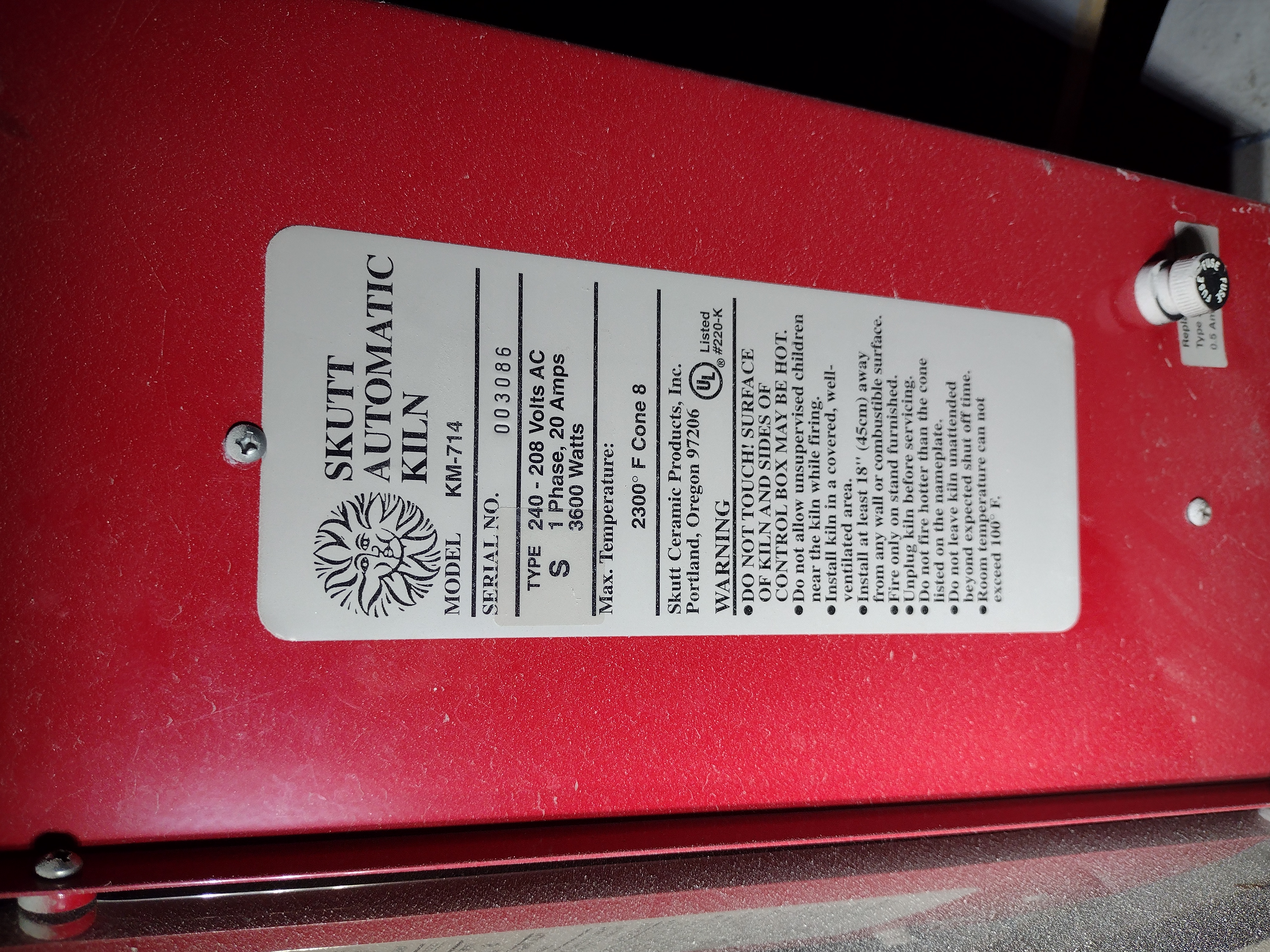 Used Skutt Mdl. KM-714 Automatic Kiln