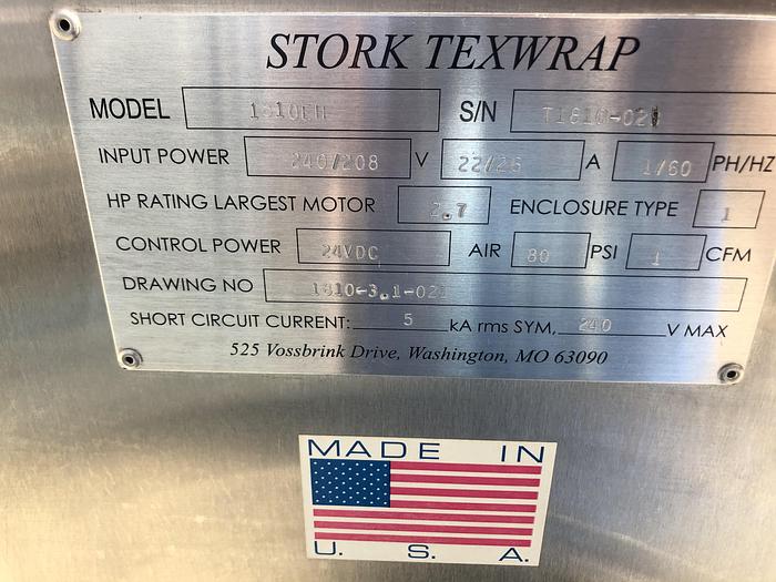 Used TEXWRAP MODEL 1810EH AUTOMATIC SIDE SEALER W/ TUNNEL