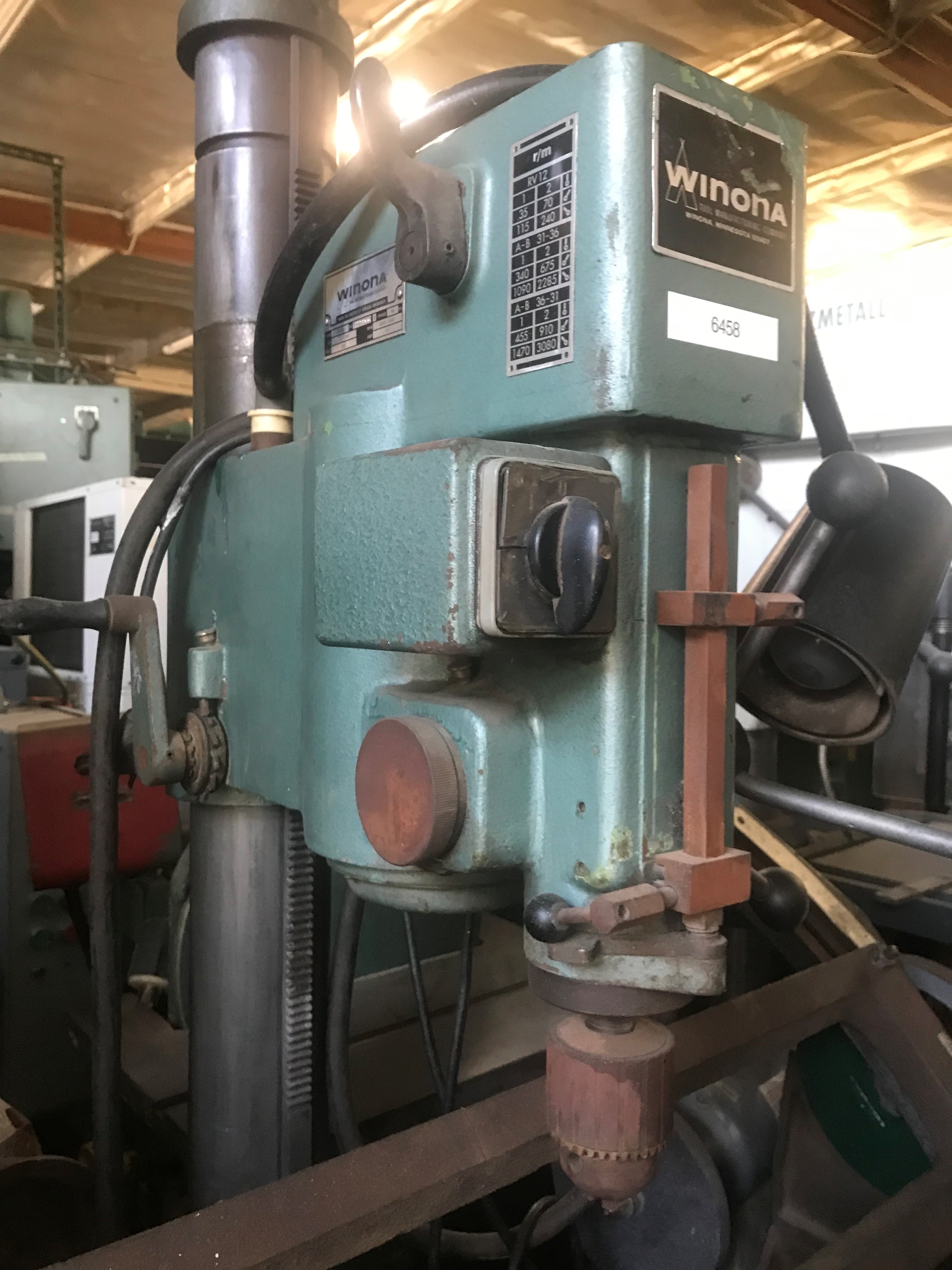 Used Sold Winona LH2000 Valve Guide & Seat Bore Machine 6458 1 at