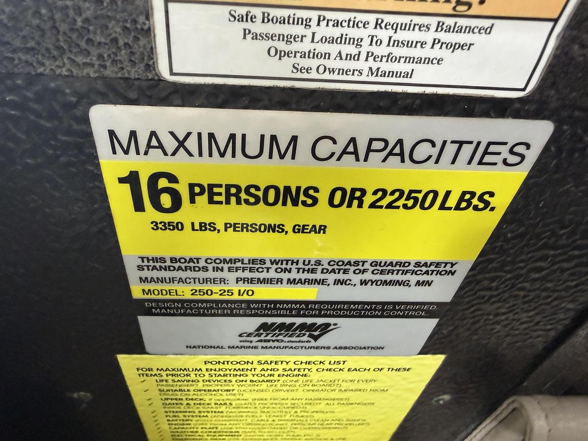 Used 2011 Premier 250 Grand Isle I/O