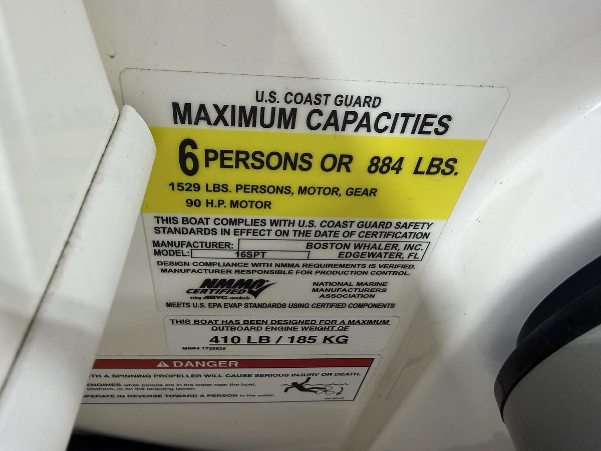 Used 2023 Boston Whaler 160 Super Sport