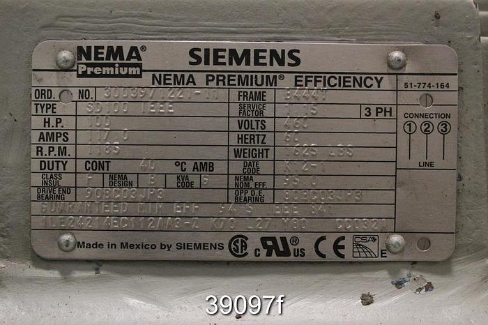 Unused Sulzer APT44-8 Pump, ASTM A890 Stainless Steel, Unused, With Motor #39097