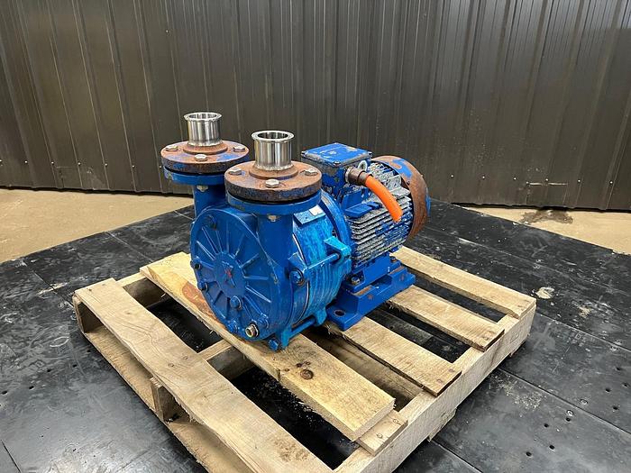 Used USED VACUUM PUMP, 2'' X 2'' INLET & OUTLET, 5 HP