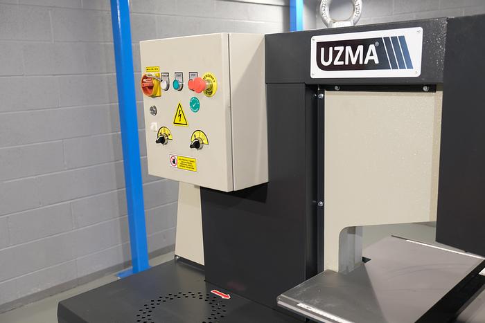 Used UZMA 65 ton Hydraulic Punching machine 625mm throat