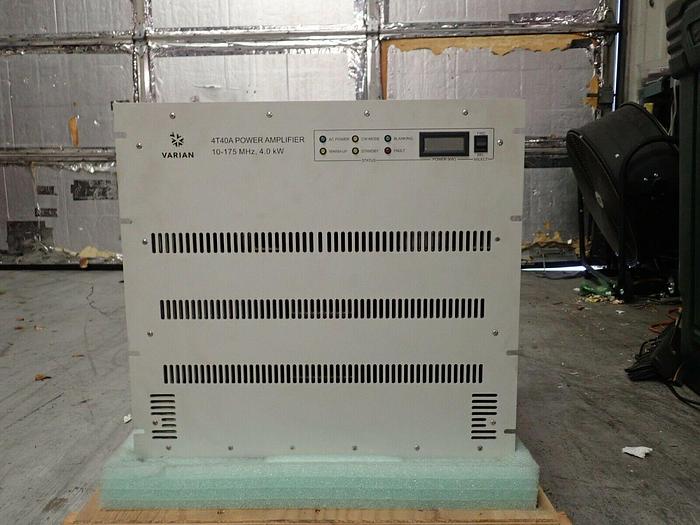 Used Varian Herley-AMT 4T40A PN: 08470011 RF Power Amplifier 10-175 Mhz 4.0 kW