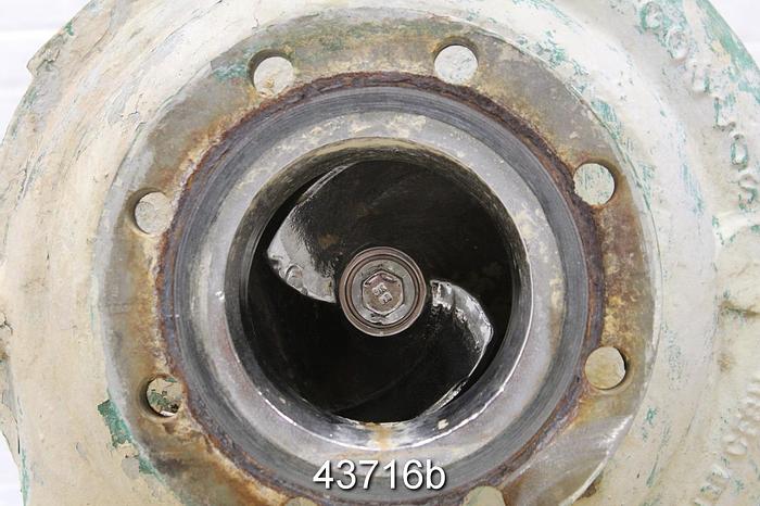 Used Goulds 3175 3x6x12 Pump, Stainless Steel Casing #43716