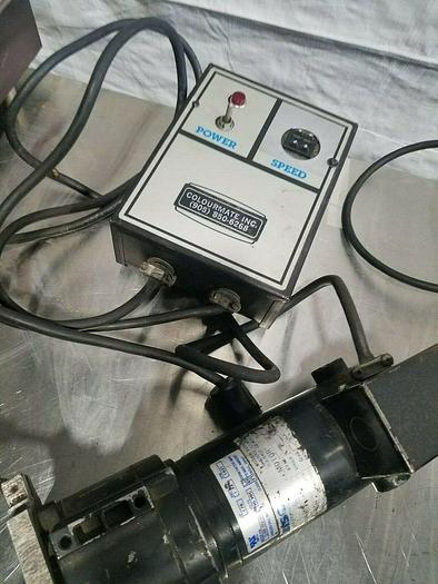 Used Minarik Colourmate DC Drive Motor with Speed Controller 110V AC 90V DC 1/8 HP